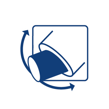 ampolla con flusso direzionabile