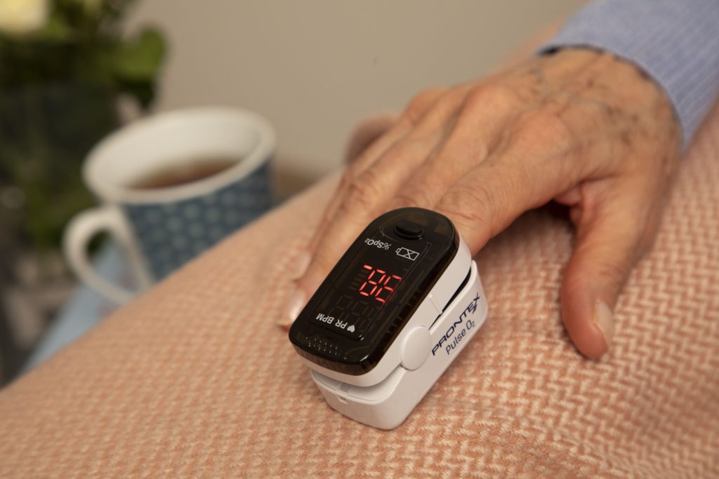 Misurazione saturimetro